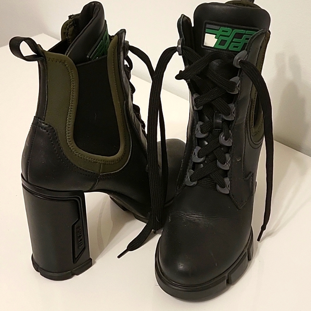 PRADA MILANO HEELED BOOTS New Pictures